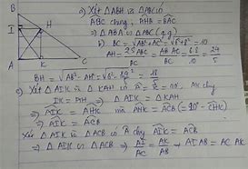 Chứng Minh Ab + Ac Bc + Ah